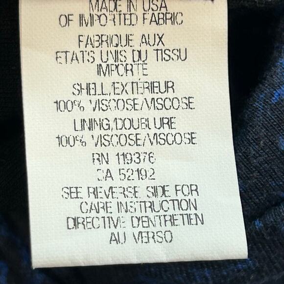 Helmut Lang viscose jersey abstract print maxi  boho skirt size L - Picture 9 of 9